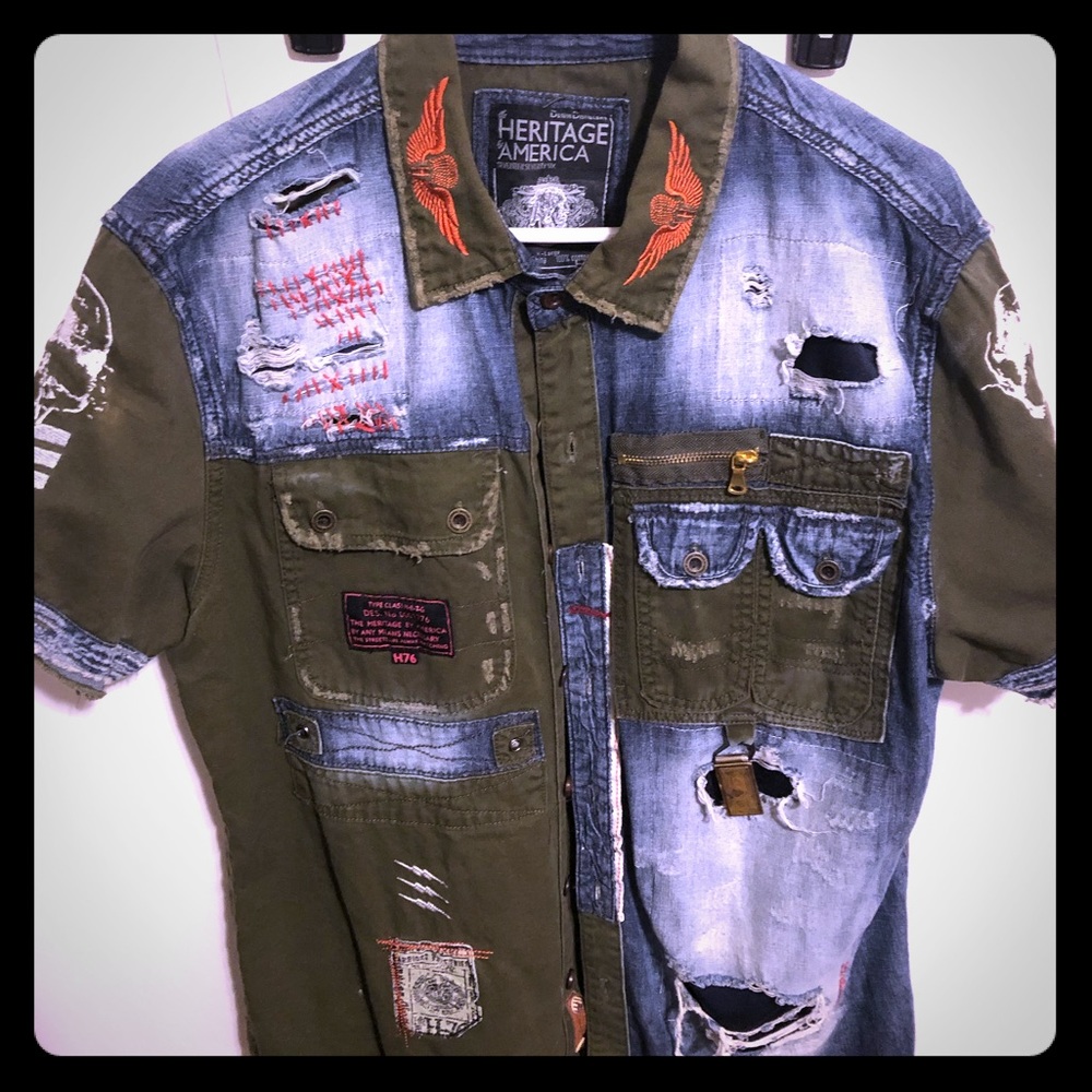 American heritage short sleeve shirt